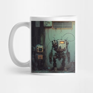 Drawings of robots Mug